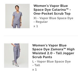 Figs Scrubs set - Vapor Blue
